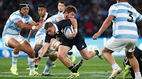 Argentina 24-41 New Zealand: All Blacks hold off Pumas fightback to return to world number one