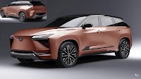 Rendering: Lexus TZ Becomes Toyota bZ5X's Seven-Seat Crossover SUV Twin in Fantasy Land