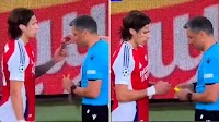 Fans can't believe what Riccardo Calafiori was spotted doing during Arsenal's Champions League win over PSG