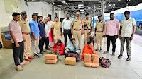 Narcotics sniffer dog detects 30kgs ganja at Vijayawada railway station