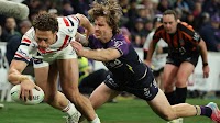 Roosters storm home, leave their Mark as Bellamy fumes over 'embarrassing' Storm loss