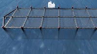 A lightweight fish pen to move farms to deeper seas