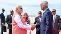 Modi arrives in Maldives as Chief Guest for 60th Independence Day