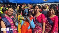 Preston parade celebrates 50 years of Hindu temple's opening