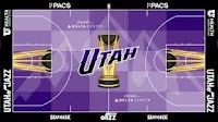 Utah Jazz Unveil 2025 Emirates NBA Cup Court Design