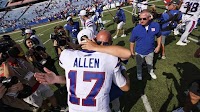 Josh Allen's Fiery Moment On The Field And The Emoji That Stirred The Pot