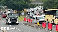 M25: Extensive disruption after 16,000 litre oil spillage in Surrey