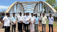 Pushing steel bridge over rail line for RoB begins in Udupi after SoS by local MP