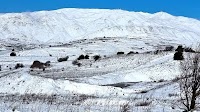 Mount Hermon blanketed in nearly two feet of snow