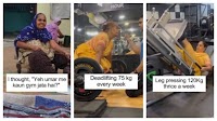 70-year-old woman lifts weights, does 120 kg leg press and cardio in gym after back injury; internet is in awe of her | Health - Hindustan Times