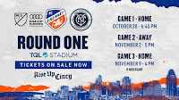 FC Cincinnati's Audi 2024 MLS Cup Playoffs Round One schedule announced