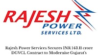 Rajesh Power Services Wins INR 143 Crore EPC Contract from DGVCL