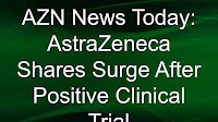 AZN News Today: AstraZeneca Shares Surge After Positive Clinical Trial