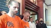 2 British Citizens Paid IDR 82 Million Circulation Of Cocaine On The Island Of Bali