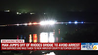 NHCSO: Man jumps off Thomas Rhodes Bridge to try to avoid arrest
