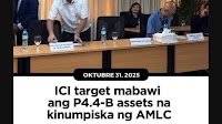 Tinututukan ng Independent Commission for Infrastructure (ICI) ang pagbawi ng ₱4.4 bilyong halaga ng mga ari-arian