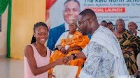 Gabriel Tanko Kwamigah - Atokple Donates GHS 100,000 to Edem Agbana’s Ketu North Scholarship Initiative.