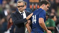 France opt for bold Springboks-style tactic as Damian Penaud and Matthieu Jalibert dropped for Italy clash
