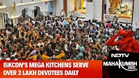 Video | Mahakumbh 2025: ISKON's Mega Kitchens Serve Over 2 Lakh Devotees Daily At Mahakumbh