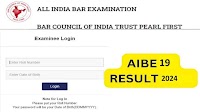 AIBE 19 Rechecking Result 2024 OUT @allindiabarexamination.com, Check Steps To Download