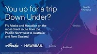 Fly Alaska and Hawaiian Airlines from the Pacific Northwest via Honolulu on the most direct routes to Australia and New Zealand