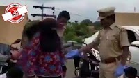 RSS man dressed in burqa caught by the police for waving Pak flag? False claim