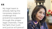 Cebu Governor Gwen Garcia vows to fight back legally as she confirms the Ombudsman’s 6-month preventive suspension order over multiple administrative complaints. Read her full statement: snstr.co/kKa