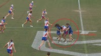 Knights gun Evah McEwen to miss Magic Round due to fiery hair pull as Andrew Johns praises referee reaction