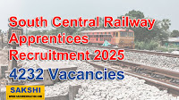 4232 Vacancies| South Central Railway Apprentices Recruitment 2025