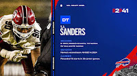 'I bring a high motor' | Five things to know about new Bills defensive tackle T.J. Sanders