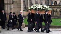 Manchester and wider football world say final goodbyes to Sir Bobby Charlton