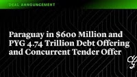 Paraguay in $600 Million Offering | News