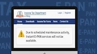No service for instant e-PAN to be available on these two days: ITR E-filing portal