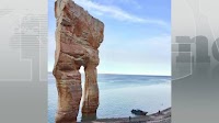 Mysterious 'pants' arch baffles internet, geologists and Nunavut tourism office