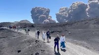 Italy’s Mount Etna, Europe’s largest active volcano, spews plumes of ash
