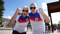 Euro 2025 semi-final build-up: Fans gather in Geneva before England v Italy