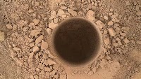 NASA Rover Drill Pulls First Taste From Mars Mountain