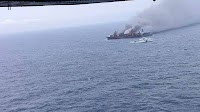 Firefighting ops on MV WAN HAI 503 reduced as ICG, IAF contain blaze; SAR ops continue for 4 missing crew
