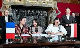 Signature de l'accord pour l'organisation de la Saison culturelle France - Pologne 2027