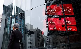 Asian shares up on Nvidia high, investors unfazed by Trump's tariff moves