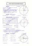 Formulaire de trigonomtrie circulaire - TrigoFACILE