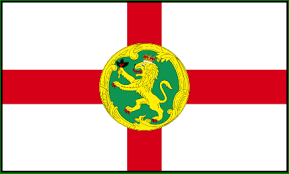 Resultat d'imatges de alderney flag