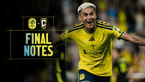 Final Notes: Nashville SC 3-2 Columbus Crew