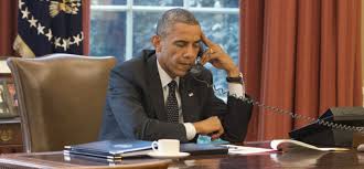 Résultat de recherche d'images pour "obama téléphone poutine"