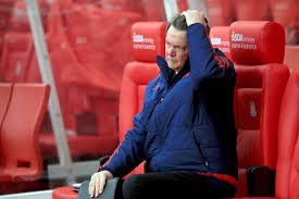 Image result for PIC OF LVG ANGRY/POCHETTINO LAUGHING