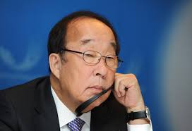 KOC President Yong Sung Park listens to questions from the media during the PyeongChang 2018 Bid Committee press conference on July 4, ... - Yong%2BSung%2BPark%2B123rd%2BIOC%2BSession%2BDurban%2B2011%2Bcg8m_U71uEYl