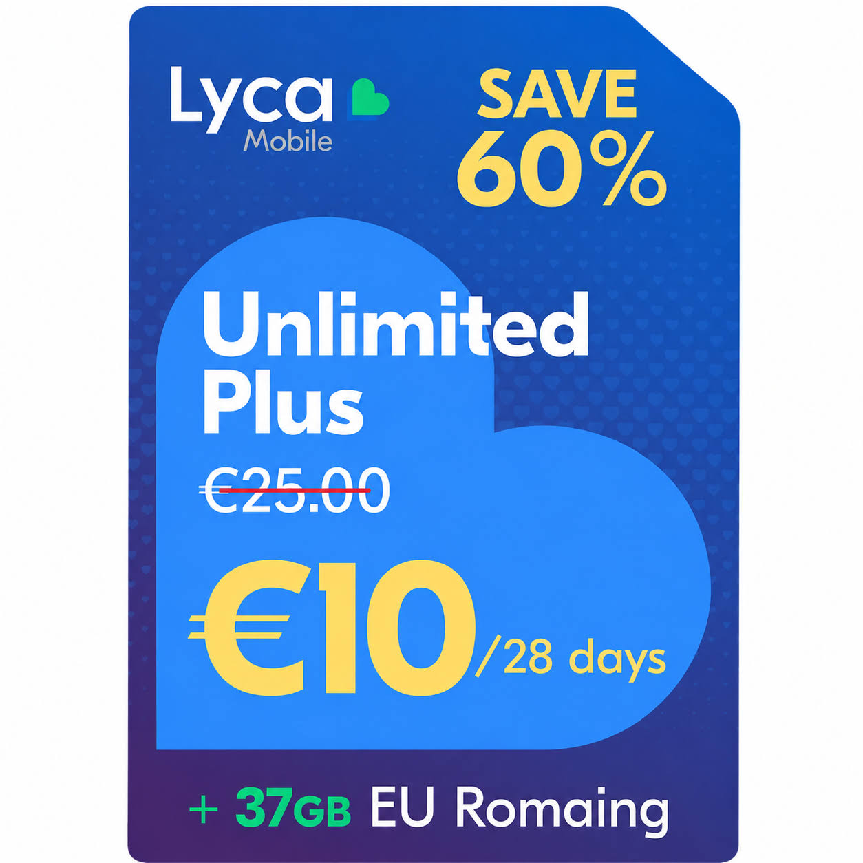 Lyca Mobile Ireland Unlimited Plus