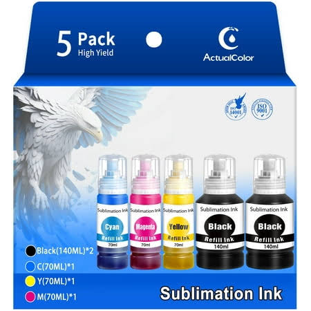 490ml Sublimation Ink Compatible for Epson Ecotank Printers Et-2720 Et-2760 Et-2800 Et-2803 Et-4700