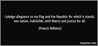 I pledge allegiance to my Flag and the Republic for which it ... via Relatably.com