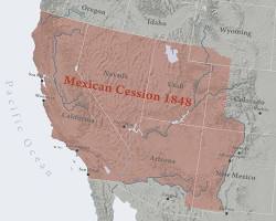 Image of Map of the Mexican Cession